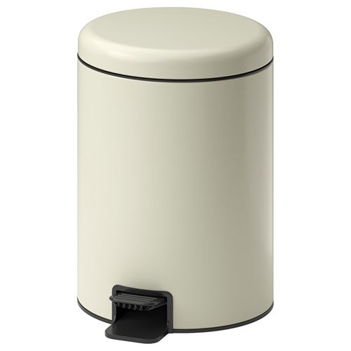 IKEA - STENTRAPPA, waste bin, light grey/beige, 9 l