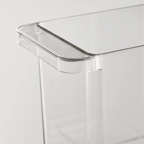 IKEA - KLIPPKAKTUS, buzdolabı için saklama kutusu seti, şeffaf