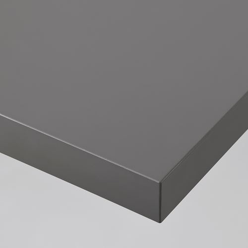 IKEA - LINNMON, table top, dark grey, 100x45 cm