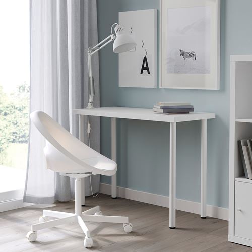 IKEA - LINNMON, masa tablası, beyaz, 100x45 cm