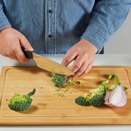 IKEA - STJARNSTÖR, şef bıçağı, koyu gri, 16 cm