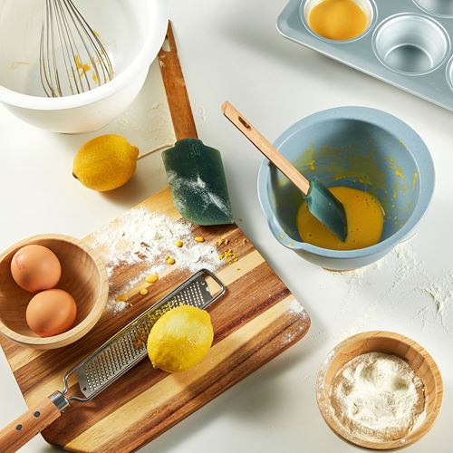 IKEA - PONNYFISK, karıştırma kabı, açık gri-mavi, 1 lt