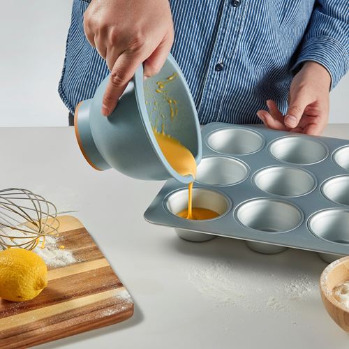 IKEA - PONNYFISK, karıştırma kabı, açık gri-mavi, 1 lt
