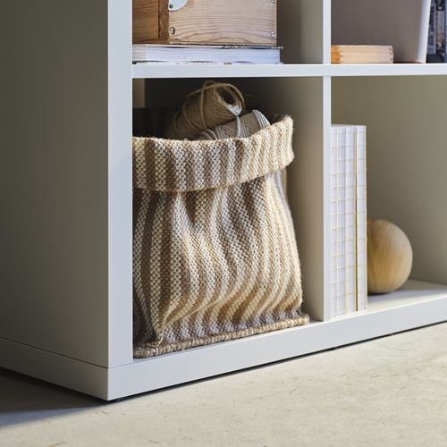 IKEA - MAVINN, sepet, bej-jüt, 30x30x35 cm