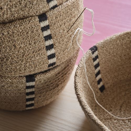 IKEA - MAVINN, bin for bread, jute, 28x15x8 cm