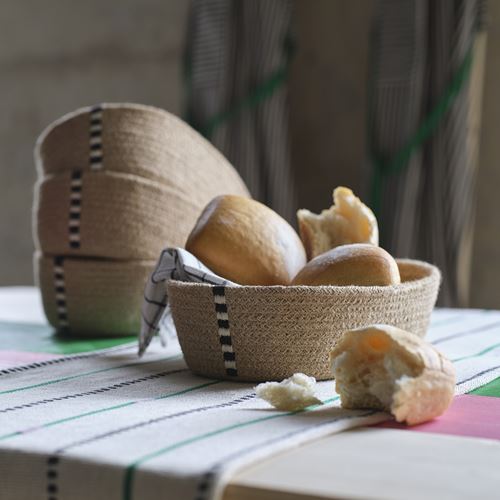 IKEA - MAVINN, bin for bread, jute, 28x15x8 cm