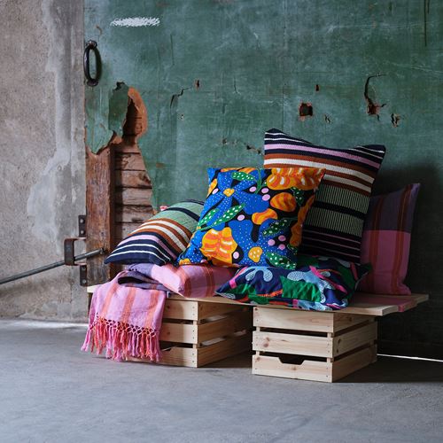 IKEA - MAVINN, kırlent kılıfı, çok renkli, 50x50 cm