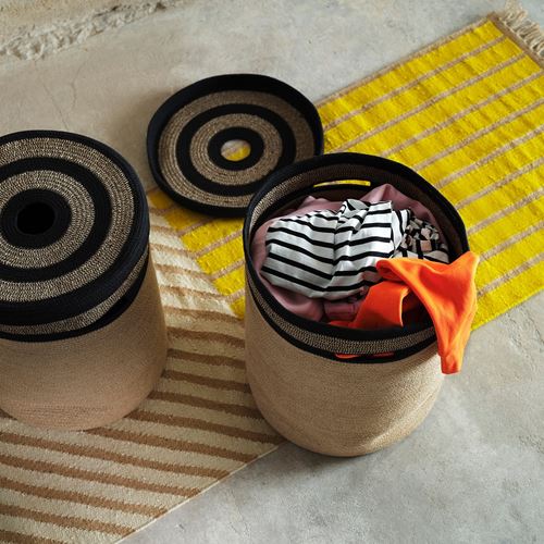 IKEA - MAVINN, laundry bag, jute