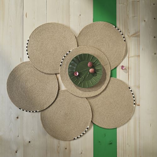 IKEA - MAVINN, amerikan servis, jüt, 37 cm