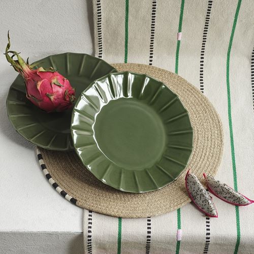 IKEA - MAVINN, tabak, yeşil, 24 cm
