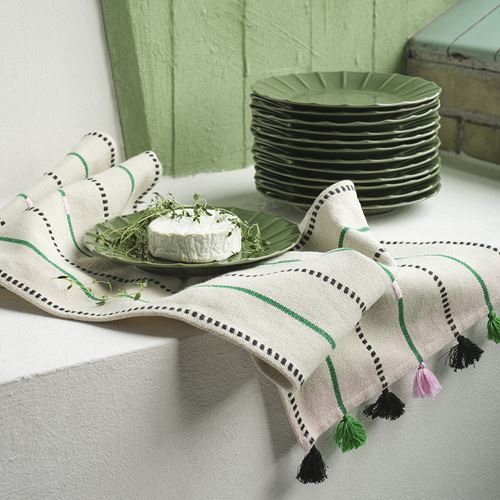 IKEA - MAVINN, tabak, yeşil, 24 cm
