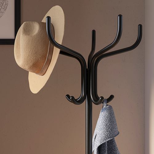 IKEA - NIPASEN, ayaklı askılık, siyah, 181 cm