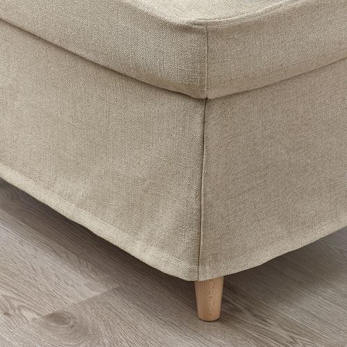 IKEA - STRANDMON, tabure kılıfı, naggen bej