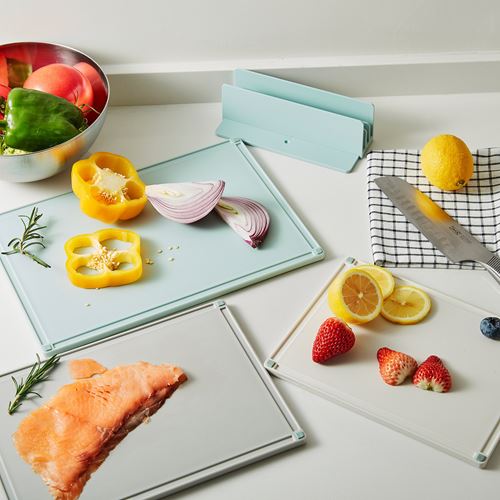 IKEA - GUMMIHAJ, kesme tahtası, karışık renkler