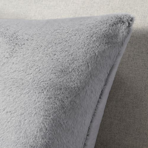 IKEA - ULLGRIMMIA, lace pillow cover, grey, 48x48 cm