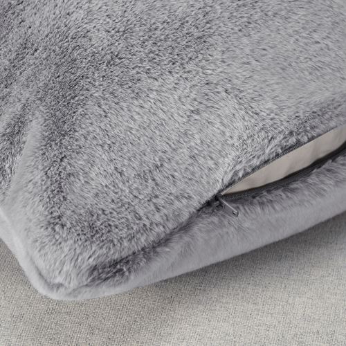 IKEA - ULLGRIMMIA, lace pillow cover, grey, 48x48 cm