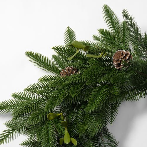 IKEA - VINTERFINT, yapay çelenk, yeşil, 60 cm