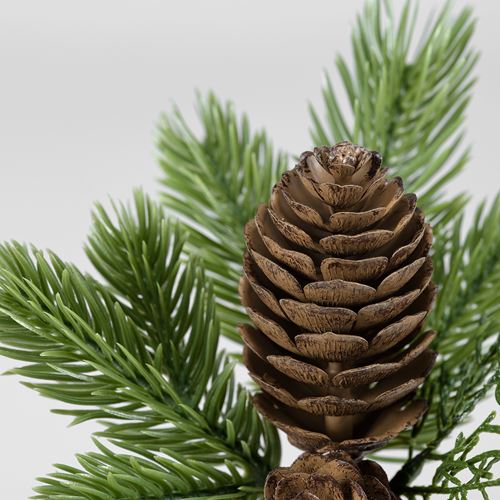 IKEA - VINTERFINT, artificial plant, green-brown, 15 cm