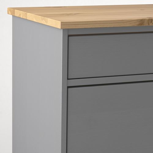IKEA - KALLSÖ, bank, gri, 80x38x56 cm