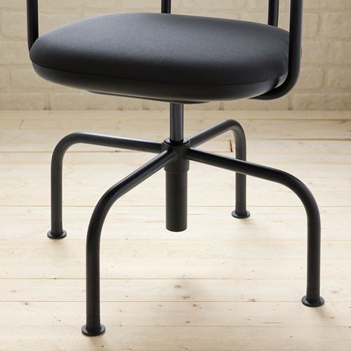 IKEA - MULLSJÖ, çalışma sandalyesi, grasnas koyu gri