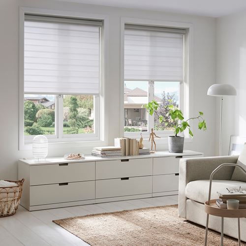 IKEA - TANDLUNDFLY, stor perde, beyaz, 60x155 cm