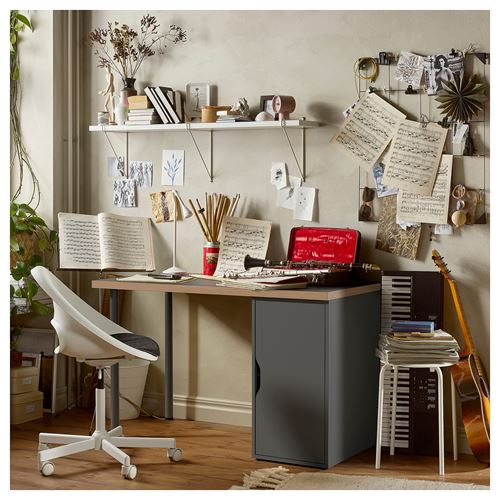 IKEA - LAGKAPTEN/ALEX, desk, grey, 120x60 cm