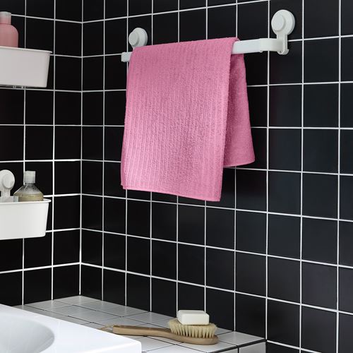 IKEA - VAGSJÖN, banyo havlusu, pembe, 70x140 cm