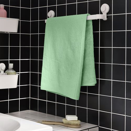 IKEA - VAGSJÖN, bath sheet, light green, 100x150 cm
