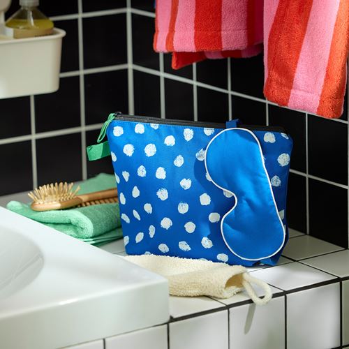 IKEA - SKOGSSALLAT, göz bandı, mavi, 20x9 cm