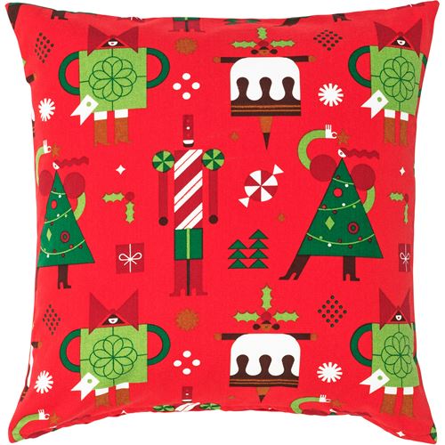 IKEA - VINTERFINT, lace pillow cover, red, 50x50 cm