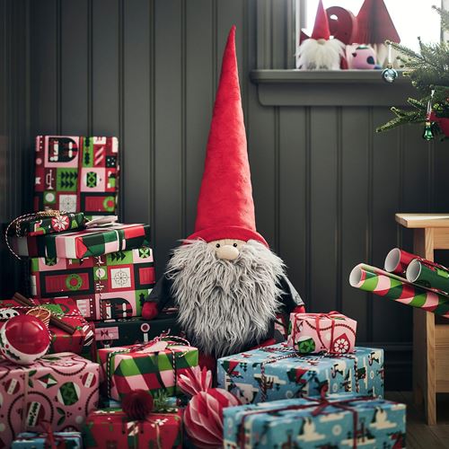 IKEA - VINTERFINT, Santa Claus, red, 74 cm