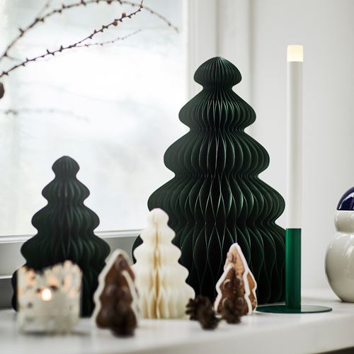 IKEA - VINTERFINT, decoration, green, 36 cm