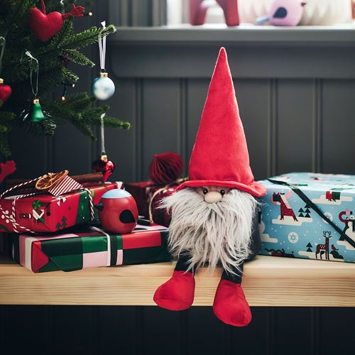 IKEA - VINTERFINT, Noel Baba, kırmızı, 30 cm