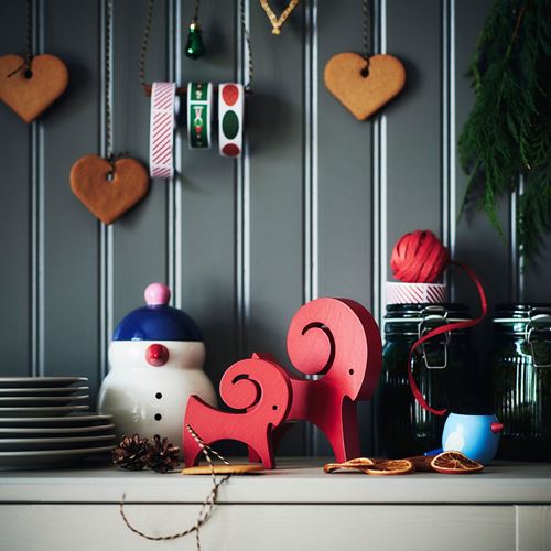 IKEA - VINTERFINT, decoration, red