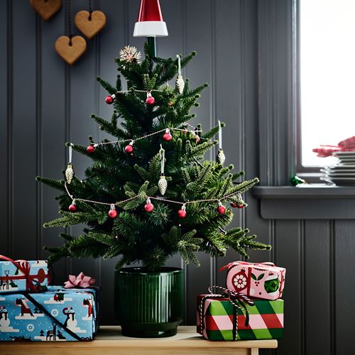 IKEA - VINTERFINT, wreath, red, 2.2 m