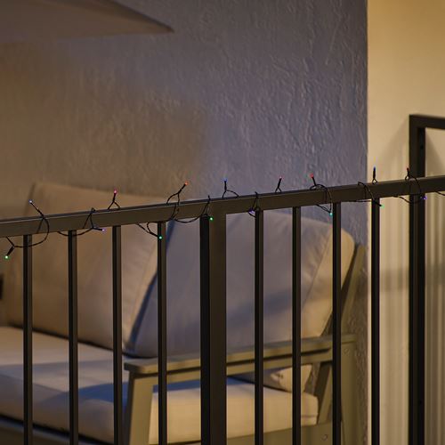 IKEA - GETKAL, lighting chain, black, 4.5 m