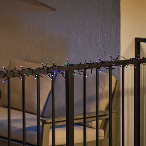 IKEA - GETKAL, lighting chain, black, 24.8 m