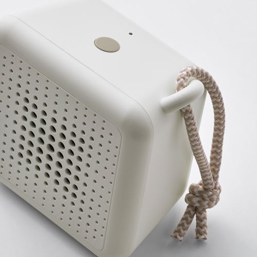 IKEA - VAPPEBY, taşınabilir bluetooth hoparlör, beyaz