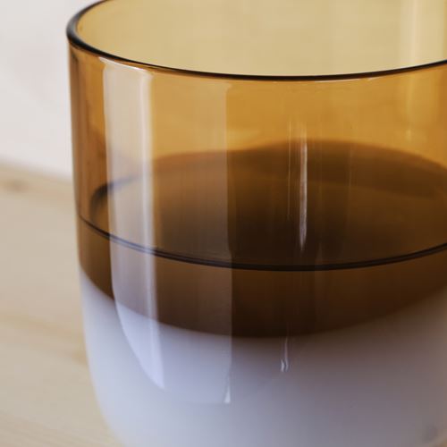 IKEA - OMMJANGE, glass, brown, 28 cl