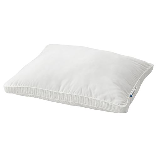 IKEA - GAFFELKLOCKA, high pillow, white, 50x60 cm