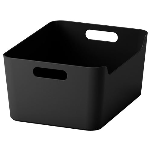 IKEA - UPPDATERA, box, anthracite, 34x24 cm