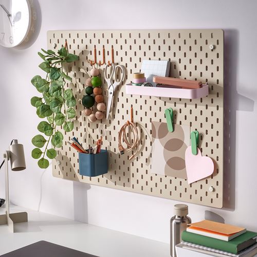 IKEA - SKADIS, multi-use board part, pink-shelf