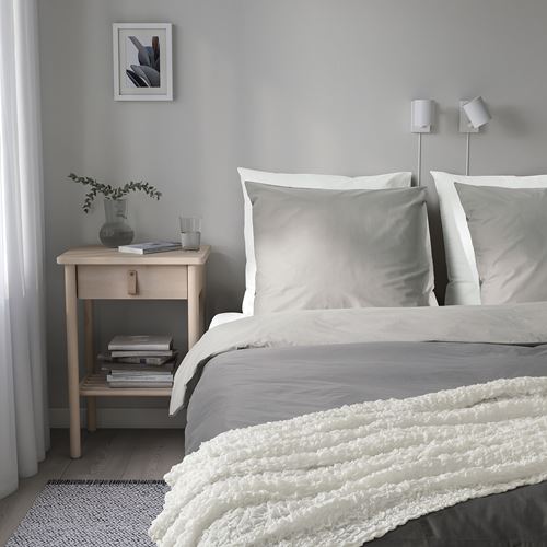 IKEA - OFELIA, throw, white, 130x170 cm
