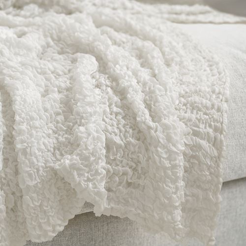 IKEA - OFELIA, throw, white, 130x170 cm