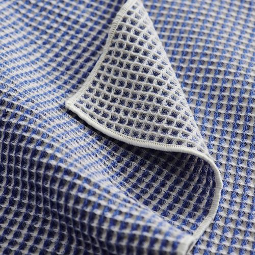 IKEA - VALVARDAD, tea towel, blue-white, 45x60 cm