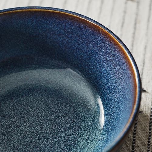 IKEA - GLADELIG, seramik kase, mavi, 14 cm