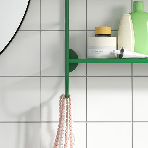 IKEA - FARGSATTARE, wall shelf, green, 60x16x74 cm