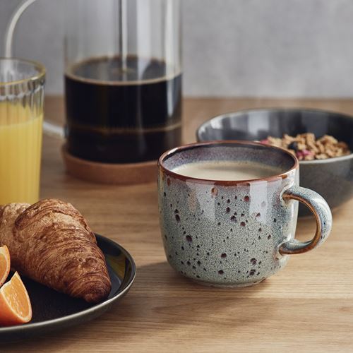 IKEA - GLADELIG, kupa, bej-yeşil, 37 cl