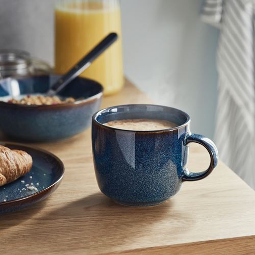 IKEA - GLADELIG, kupa, mavi, 37 cl