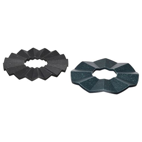 IKEA - ELDSTJART, nihale, siyah-mavi, 19 cm